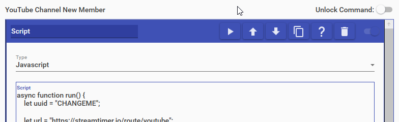 MixItUpBot Edit Script line Screenshot